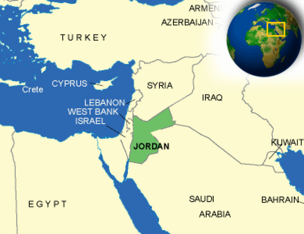 Zoom Into Golden Ways For Logistics Jordan Security Cargo Network   Jordan Map 1024x788 